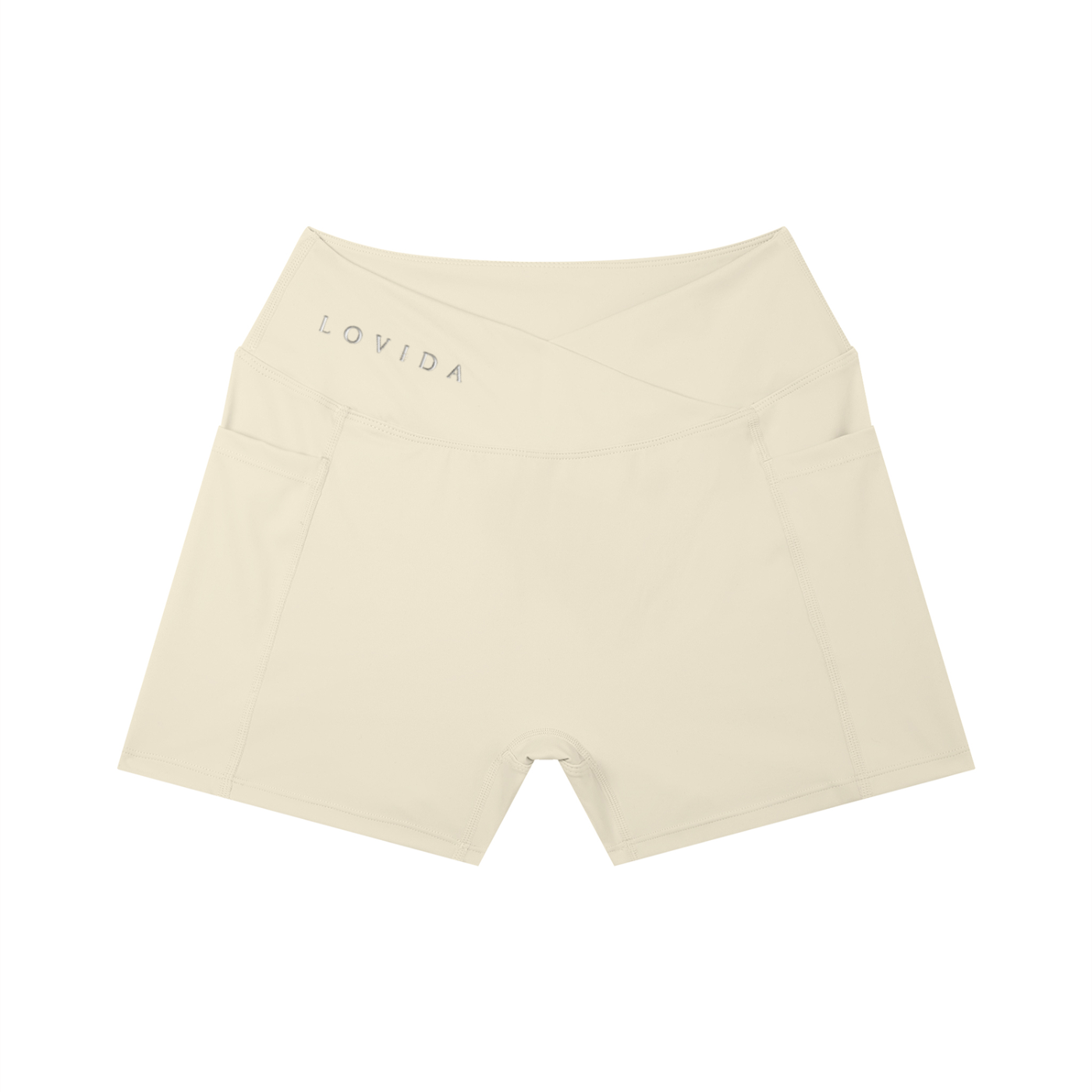 Lovida High Rise Pocket Yoga Shorts