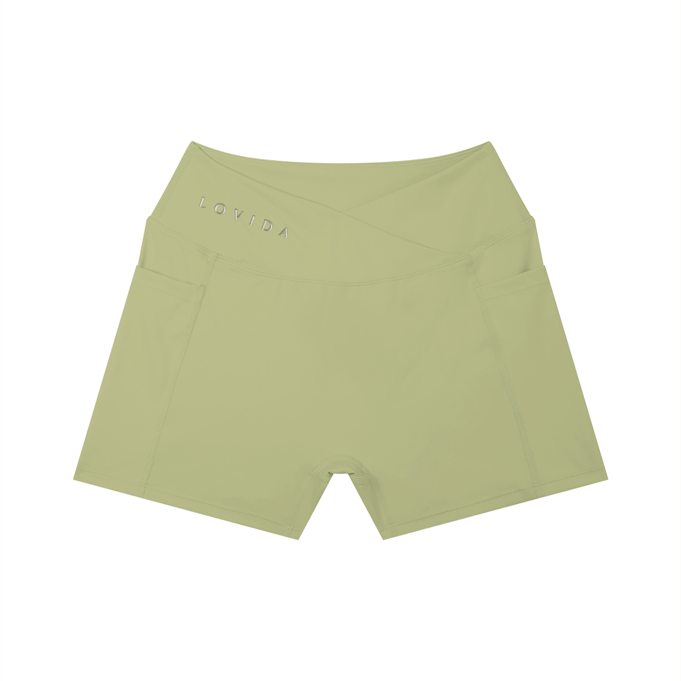 Lovida High Rise Pocket Yoga Shorts