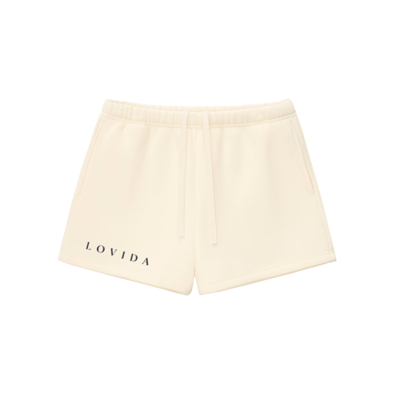 Lovida Fleece Drawstring Sweat shorts