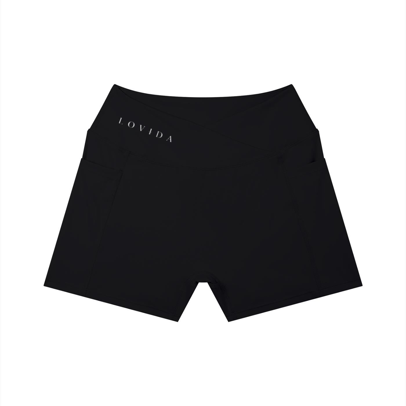 Lovida High Rise Pocket Yoga Shorts