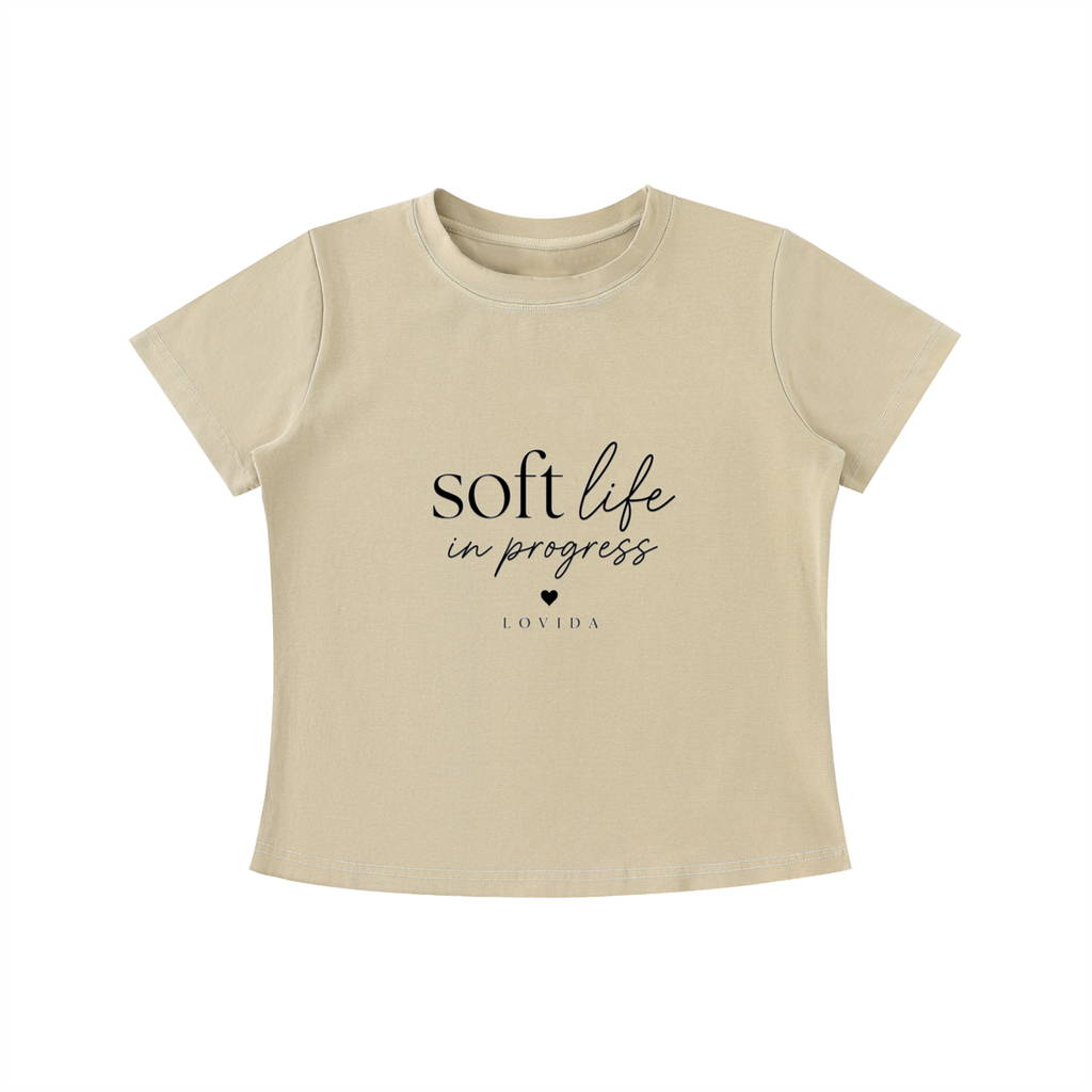 Soft Life in Progress Slim Fit T-shirt