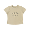 Soft Life in Progress Slim Fit T-shirt