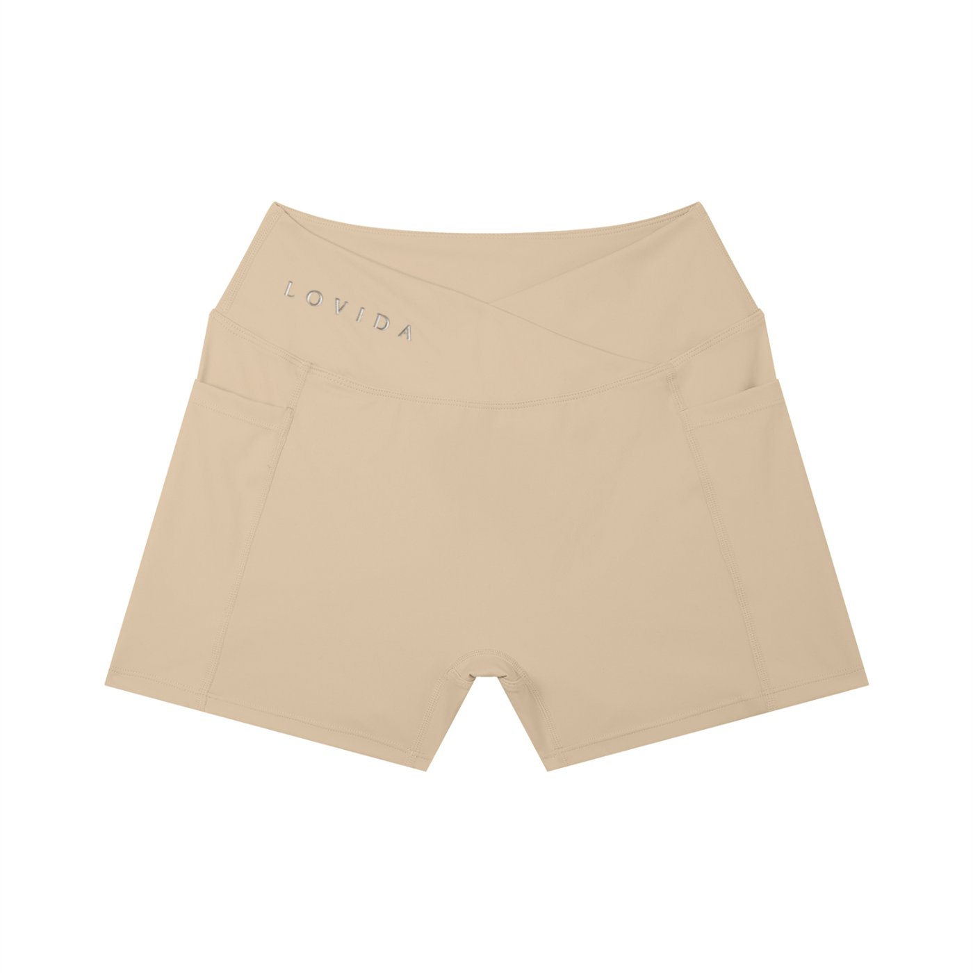 Lovida High Rise Pocket Yoga Shorts