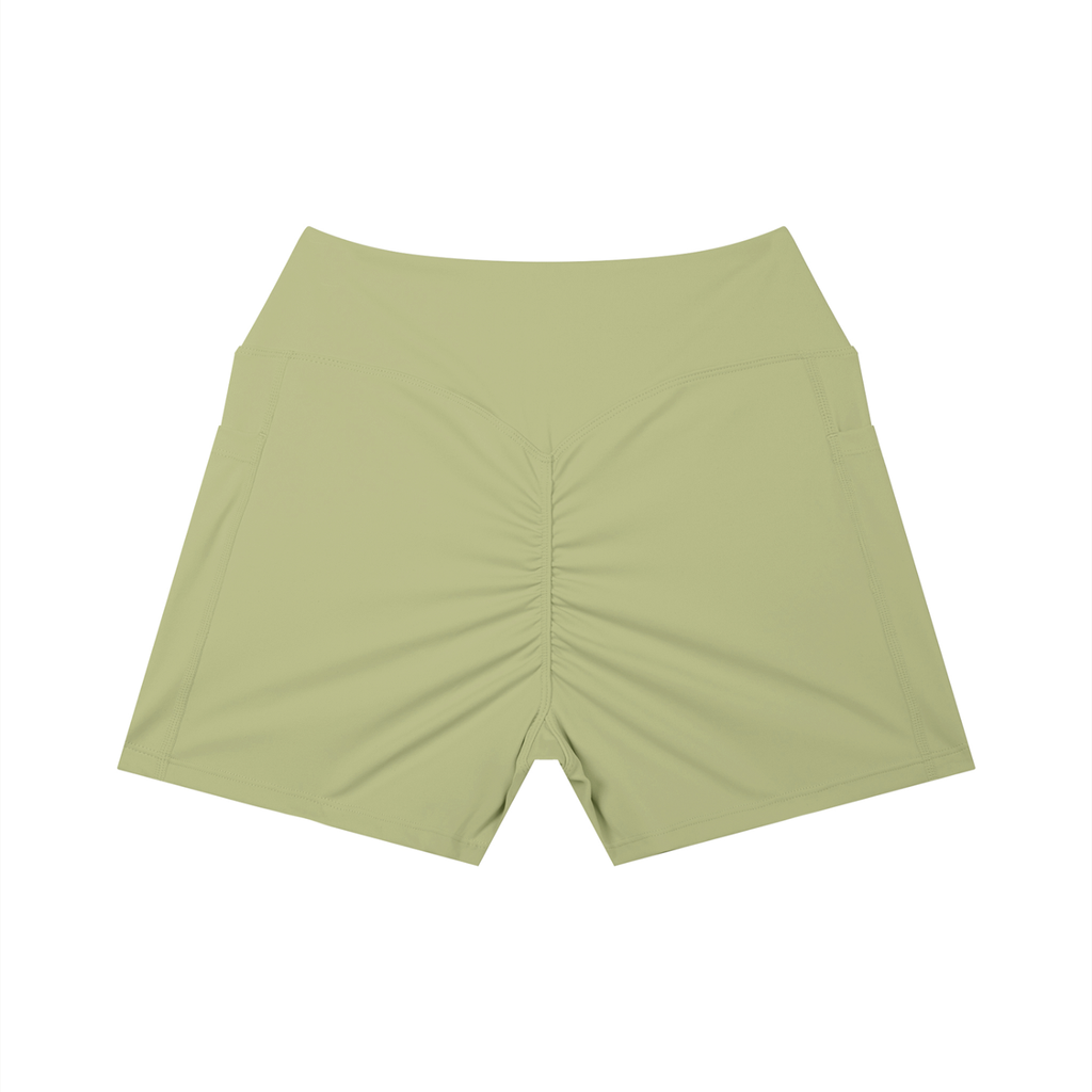 Lovida High Rise Pocket Yoga Shorts