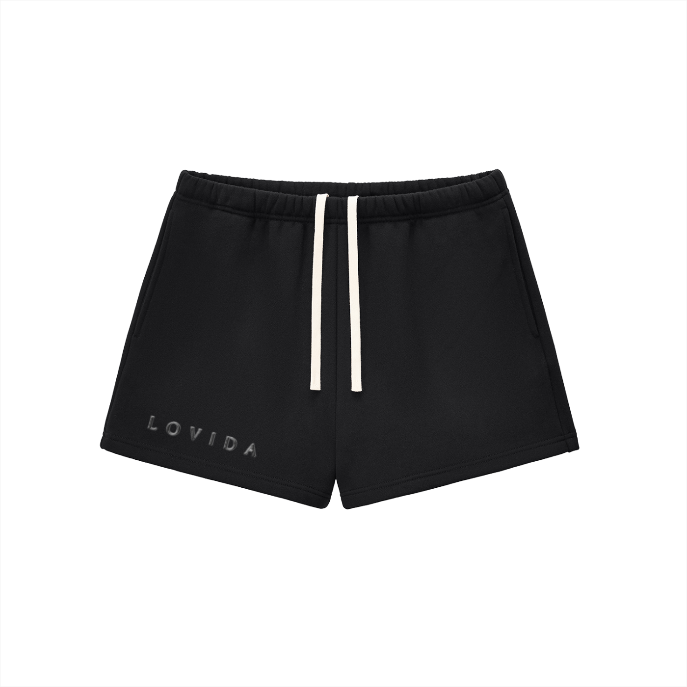 Lovida Fleece Drawstring Sweat shorts