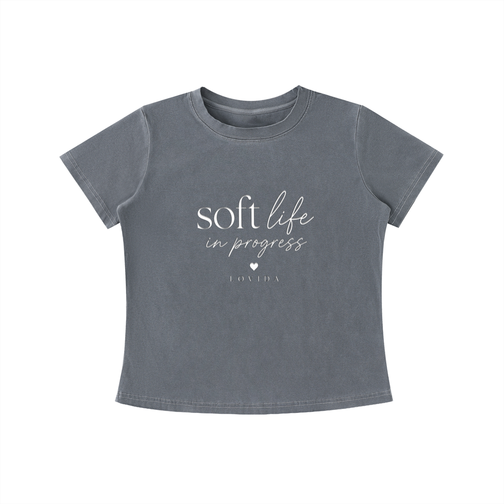 Soft Life in Progress Slim Fit T-shirt